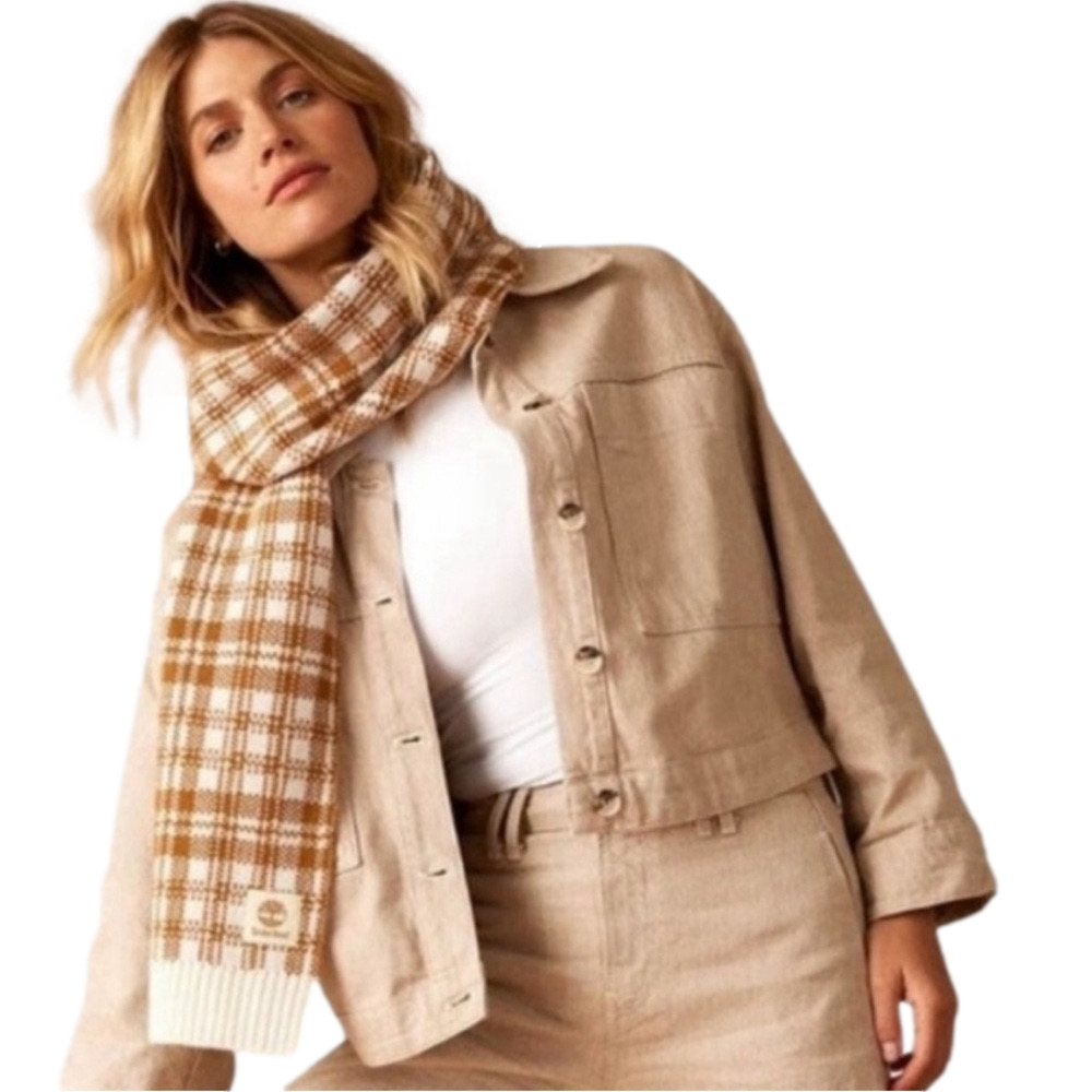 Timberland NWT Buffalo Plaid Scarf Unisex